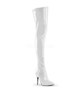 Overknee Stiefel SEDUCE-3000 - Lack Weiß Overknee Stiefel SEDUCE-3000 - Lack Weiß