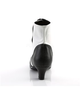 Stiefeletten FLORA-1023 - Schwarz/Weiß Stiefeletten FLORA-1023 - Schwarz/Weiß