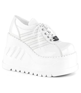 Plateau Schuhe STOMP-08 - Weiss Plateau Schuhe STOMP-08 - Weiss
