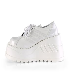 Plateau Schuhe STOMP-08 - Weiss Plateau Schuhe STOMP-08 - Weiss