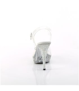 ELEGANT-408ABRS - Plateau High Heel Sandalette - Klar mit Strass | Fabulious  ELEGANT-408ABRS - Plateau High Heel Sandalette - Klar mit Strass | Fabulious