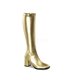 Retro Stiefel GOGO-300 - PU Gold