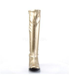 Retro Stiefel GOGO-300 - PU Gold Retro Stiefel GOGO-300 - PU Gold