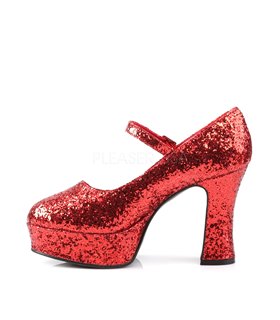 Retro Plateau Pumps MARYJANE-50G - Rot Retro Plateau Pumps MARYJANE-50G - Rot