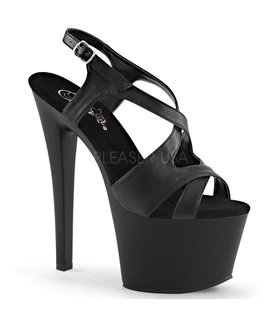 Plateau High Heels SKY-330 - Matt Schwarz Plateau High Heels SKY-330 - Matt Schwarz