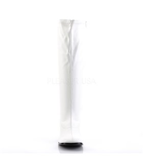 Retro Stiefel GOGO-300WC (Weitschaftstiefel) - PU Weiß Retro Stiefel GOGO-300WC (Weitschaftstiefel) - PU Weiß