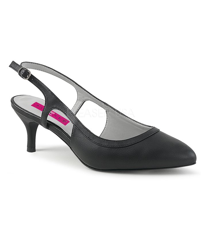 Pleaser Pumps KITTEN-02 Schwarz