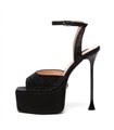 Giaro platform sandal Gala black