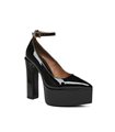 Giaro Platform Sandalen Stylet Zwart Lakleer
