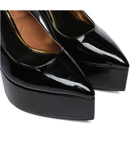Giaro Platform Sandals Stylet Black shiny Giaro Platform Sandals Stylet Black shiny