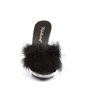 Pantolette LIP-101-8 - Schwarz/Klar Pantolette LIP-101-8 - Schwarz/Klar