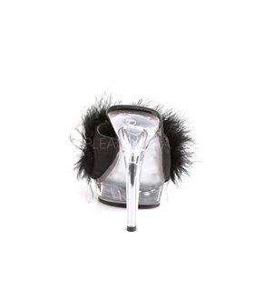 Pantolette LIP-101-8 - Schwarz/Klar Pantolette LIP-101-8 - Schwarz/Klar