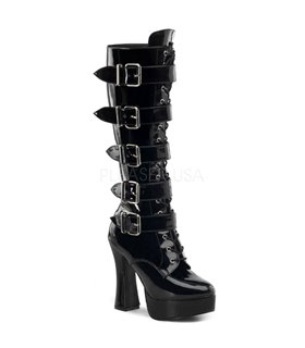 Plateau Stiefel ELECTRA-2042 - Lack Schwarz Plateau Stiefel ELECTRA-2042 - Lack Schwarz