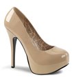 Plateau Pumps TEEZE-06W - Creme (Weit)