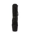 Plateau Schnürstiefelette ADORE-1020FS - Schwarz
