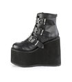 Demonia Plateau Stiefeletten SWING-105 schwarz