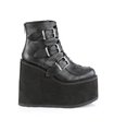 Demonia Plateau Stiefeletten SWING-105 schwarz