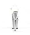 Extrem Plateau Heels FLAMINGO-808G - Silber