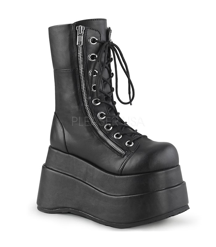 Plateau Stiefeletten BEAR-265 - Schwarz