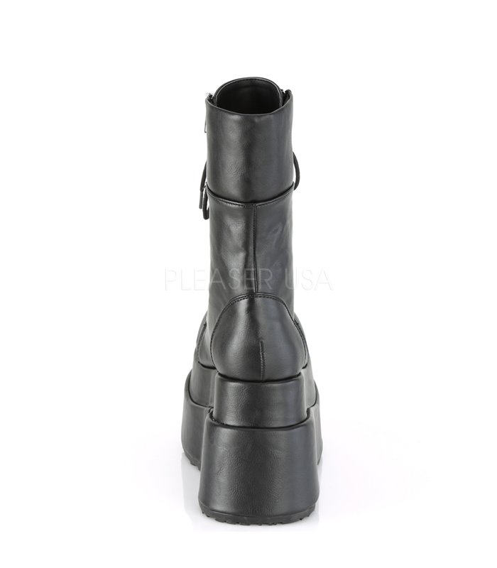 Plateau Stiefeletten BEAR-265 - Schwarz