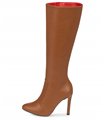 Michael Soul Ariana klassische Stiletto Stiefel braun matt