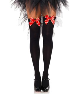 Nylonstrümpfe mit Schleife | Leg Avenue Nylonstrümpfe mit Schleife | Leg Avenue