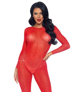 Sheer rhinestone catsuit Sheer rhinestone catsuit