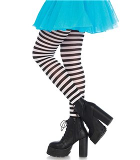 Nylonstrumpfhose mit Streifen | Leg Avenue