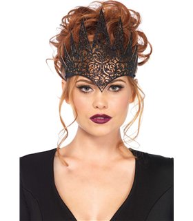 Kostümzubehör Königliche Krone Schwarz | Leg Avenue