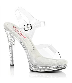 GLORY-508SDT High Heels Sandalette  - Klar | Fabulicious 
 GLORY-508SDT High Heels Sandalette  - Klar | Fabulicious