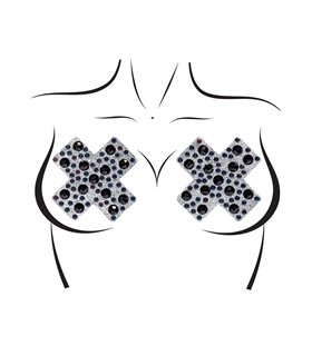 X Factor Nipple Juwelen Sticker Aufkleber mehrfarbig | Leg Avenue