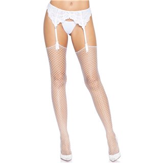 Grobmaschige Fishnetstrümpfe schwarz | Leg Avenue