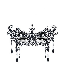 Masquerade face jewels sticker