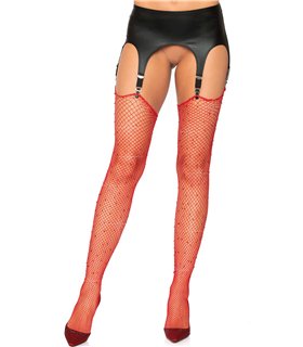 Rhinestone fishnet stockings