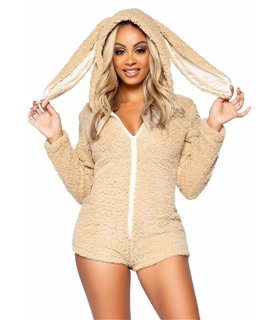 Kuscheliges Hasen Kostüm Damen in Pink | Leg Avenue