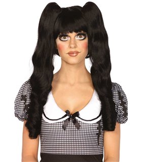 Dolly bob wig with clips