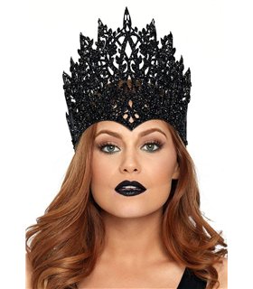 gestanzte Krone schwarz | Leg Avenue