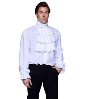 Ruffle front shirt