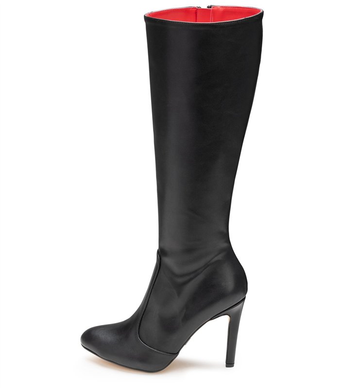 Michael Soul DONNA - Klassische Stiletto Stiefel in schwarz matt
