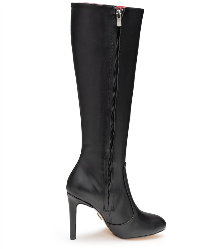 Michael Soul DONNA - Klassische Stiletto Stiefel in schwarz matt