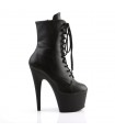 ADORE-1020 Plateau Stiefeletten Matt Schwarz | Pleaser SALE