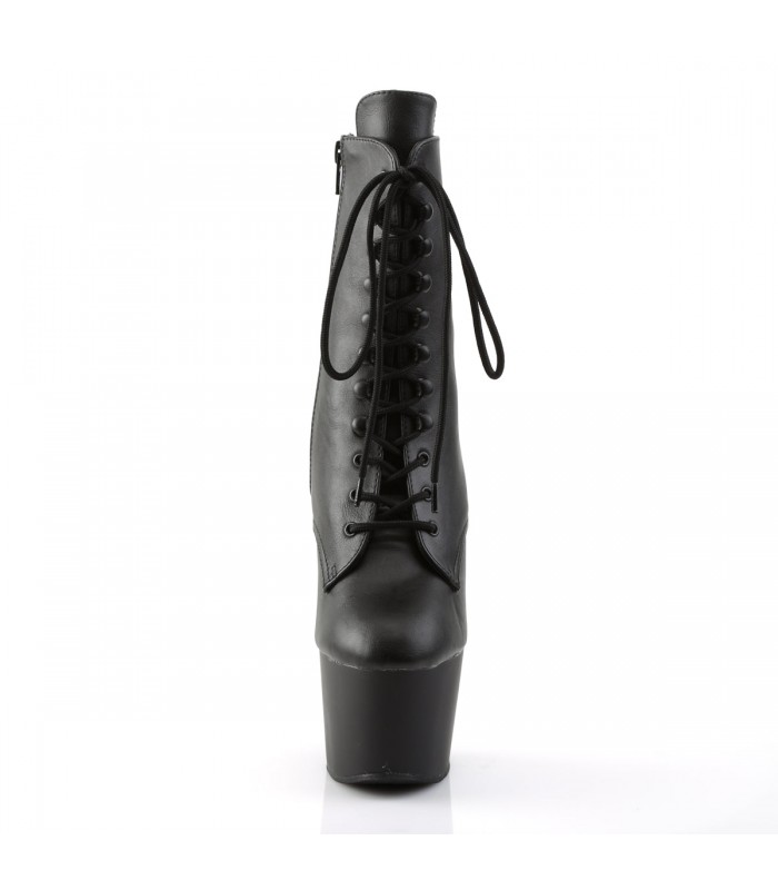 ADORE-1020 Plateau Stiefeletten Matt Schwarz | Pleaser SALE