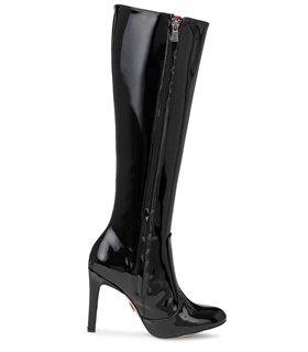 Michael Soul Donna klassische Stiletto Stiefel schwarz lack Michael Soul Donna klassische Stiletto Stiefel schwarz lack