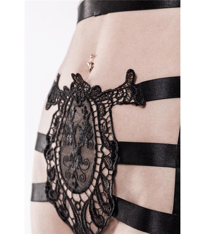 Grey Velvet 2-teiliges Harness-Set von Grey Velvet schwarz - Sexy Sets