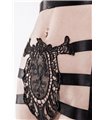 Grey Velvet 2-teiliges Harness-Set von Grey Velvet schwarz - Sexy Sets