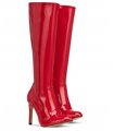 Michael Soul DONNA - Klassische Stiletto Stiefel in rot lack SALE