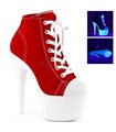 Canvas High Heel Sneakers ADORE-700SK-02 - Rot