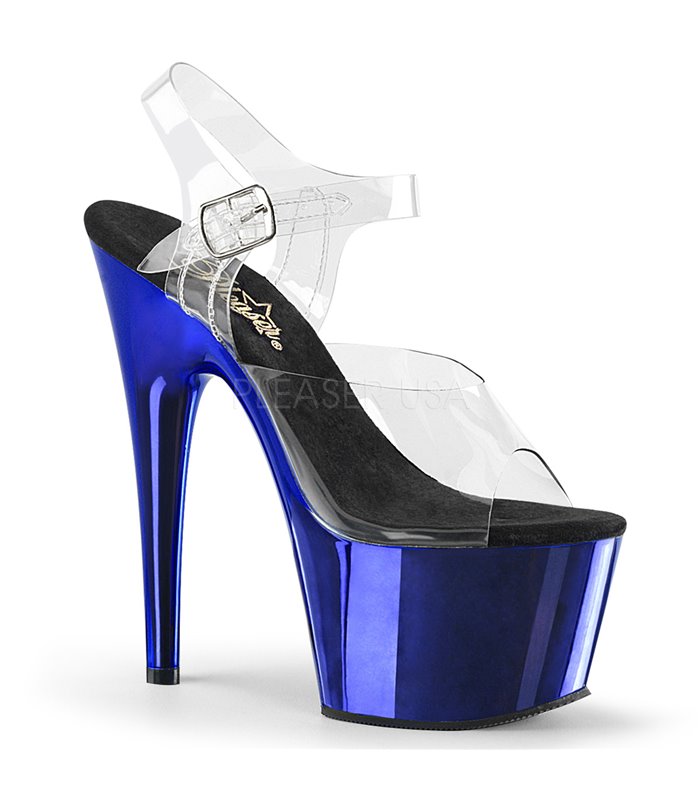 Plateau High Heels ADORE-708 - Blau