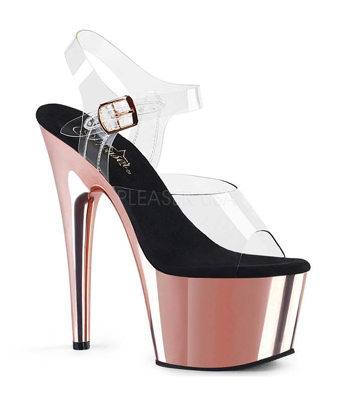 Plateau High Heels ADORE-708 - Rose Gold