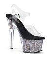 Plateau High Heels ADORE-708CG - Silber